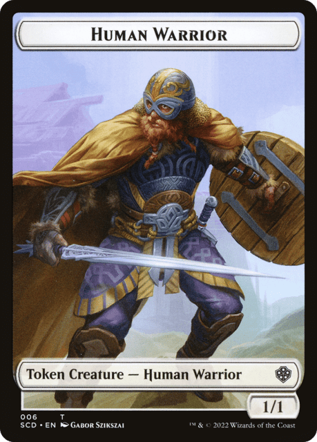Human Warrior (6) — Starter Commander Decks