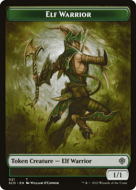 Elf Warrior (21) — Starter Commander Decks