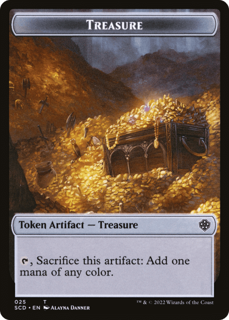 Treasure (25) — Starter Commander Decks
