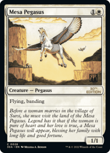 Mesa Pegasus (28) — 30th Anniversary Edition