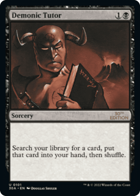 Demonic Tutor (101) — 30th Anniversary Edition