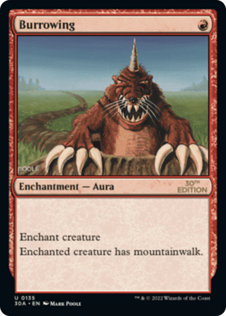 Burrowing (135) — 30th Anniversary Edition
