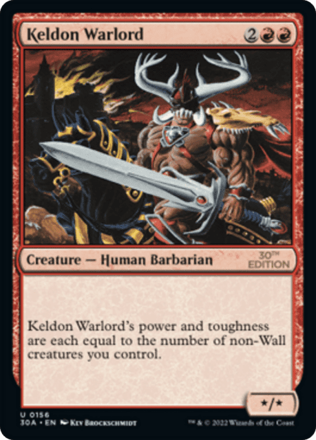 Keldon Warlord (156) — 30th Anniversary Edition