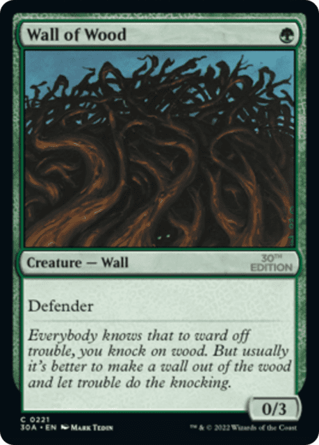 Wall of Wood (221) — 30th Anniversary Edition