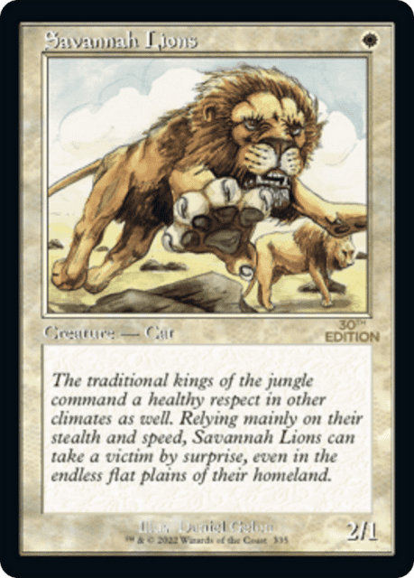 Savannah Lions (335) — 30th Anniversary Edition