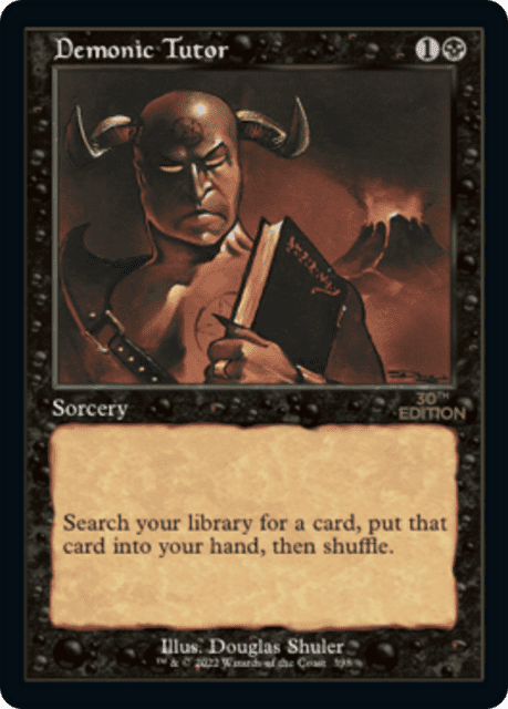 Demonic Tutor (398) — 30th Anniversary Edition