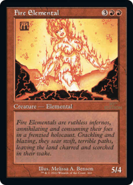 Fire Elemental (441) — 30th Anniversary Edition