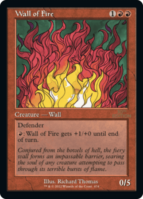 Wall of Fire (474) — 30th Anniversary Edition