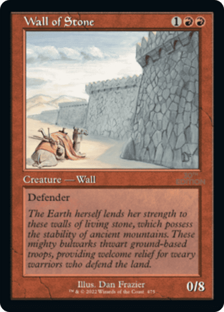 Wall of Stone (475) — 30th Anniversary Edition