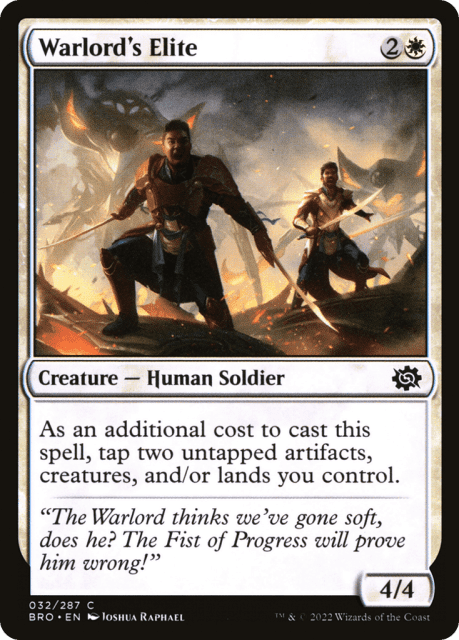 Warlord's Elite (32) — The Brothers' War