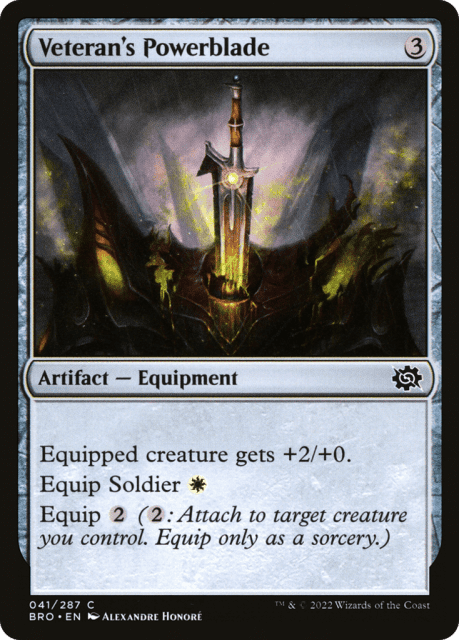 Veteran's Powerblade (41) — The Brothers' War