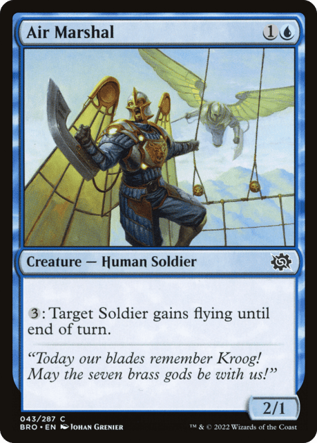 Air Marshal (43) — The Brothers' War