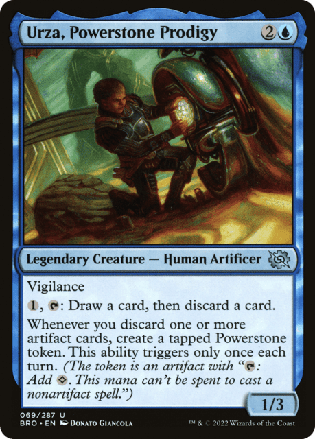 Urza, Powerstone Prodigy (69) — The Brothers' War