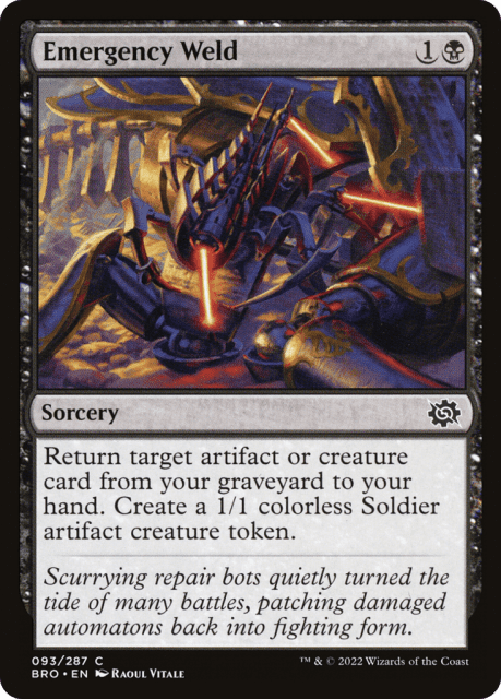 Emergency Weld (93) — The Brothers' War
