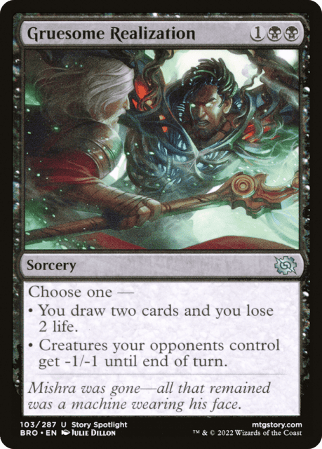 Gruesome Realization (103) — The Brothers' War