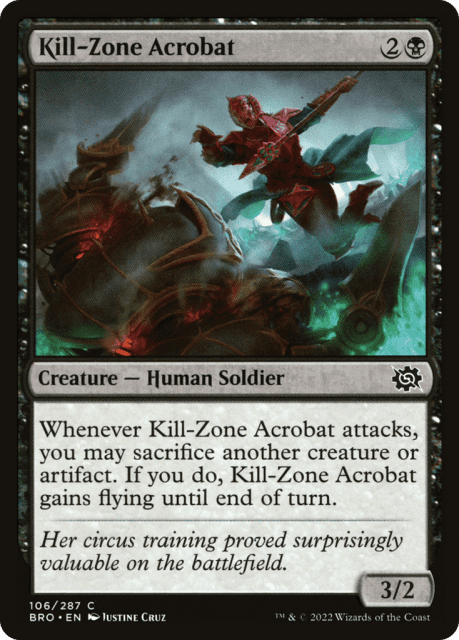 Kill-Zone Acrobat (106) — The Brothers' War