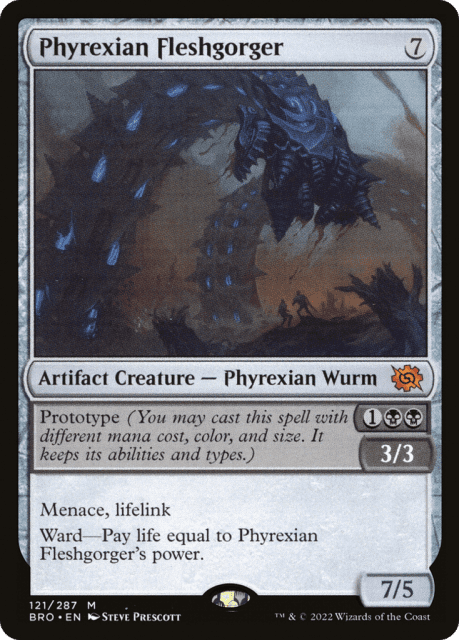 Phyrexian Fleshgorger (121) — The Brothers' War