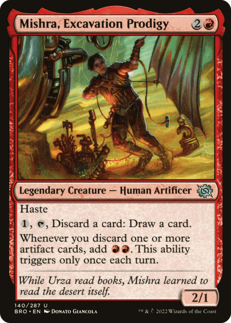 Mishra, Excavation Prodigy (140) — The Brothers' War