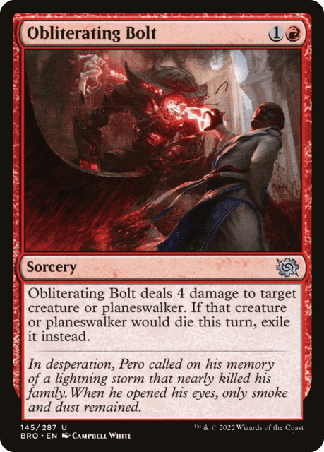 Obliterating Bolt (145) — The Brothers' War