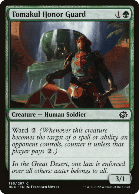 Tomakul Honor Guard (195) — The Brothers' War