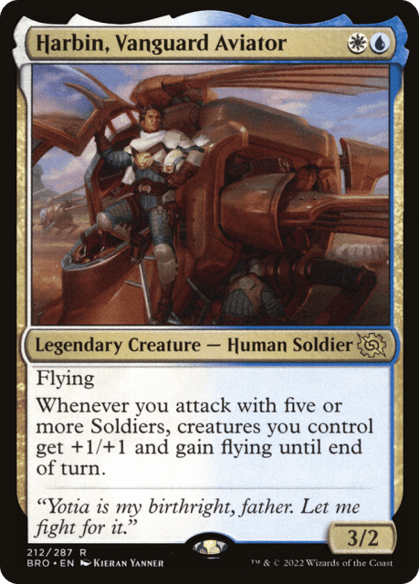Harbin, Vanguard Aviator (212) — The Brothers' War