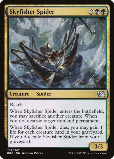 Skyfisher Spider (221) — The Brothers' War