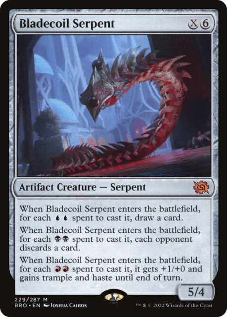 Bladecoil Serpent (229) — The Brothers' War