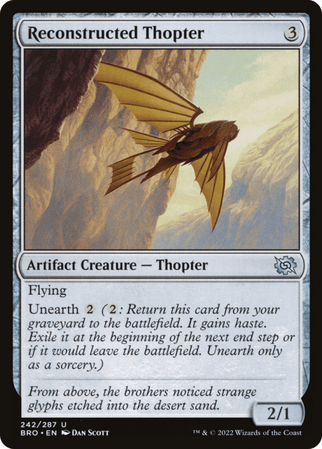 Reconstructed Thopter (242) — The Brothers' War