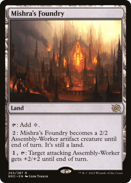 Mishra's Foundry (265) — The Brothers' War