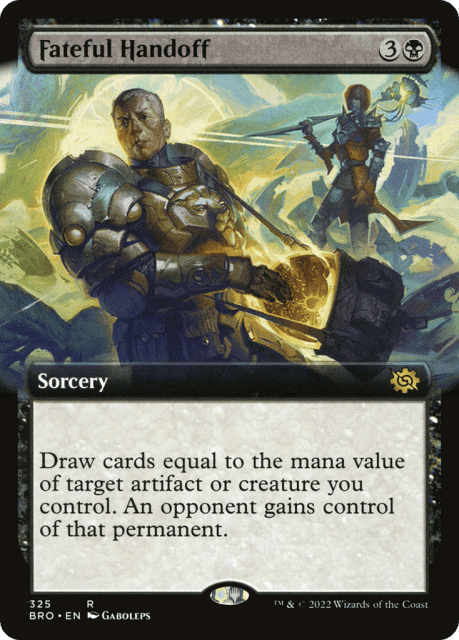 Fateful Handoff (325) — The Brothers' War