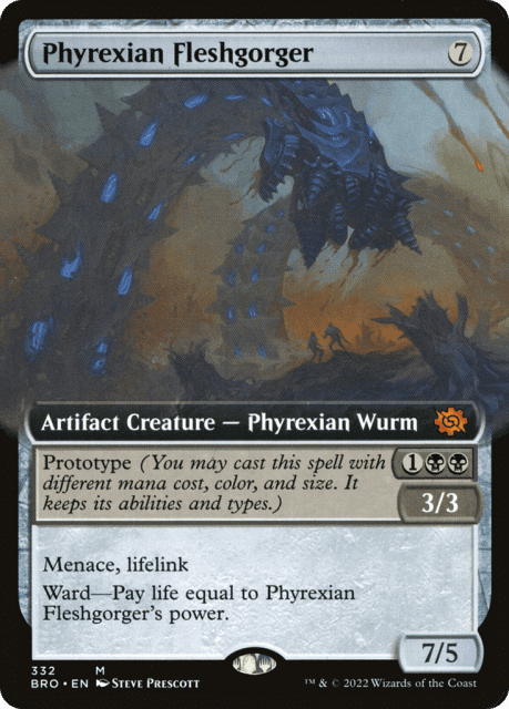 Phyrexian Fleshgorger (332) — The Brothers' War