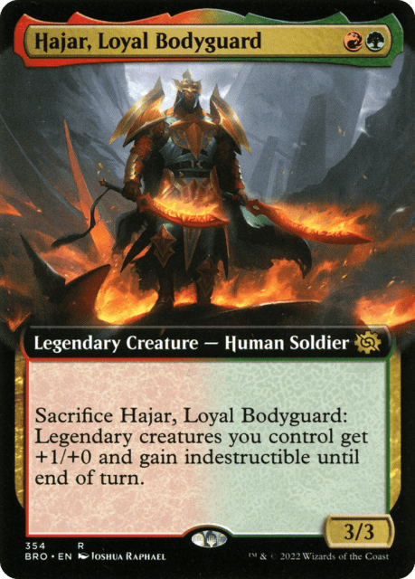 Hajar, Loyal Bodyguard (354) — The Brothers' War