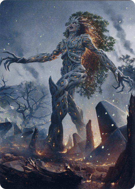 Titania, Gaea Incarnate (27) — The Brothers' War Art Series