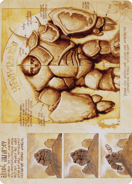 Precursor Golem (72) — The Brothers' War Art Series