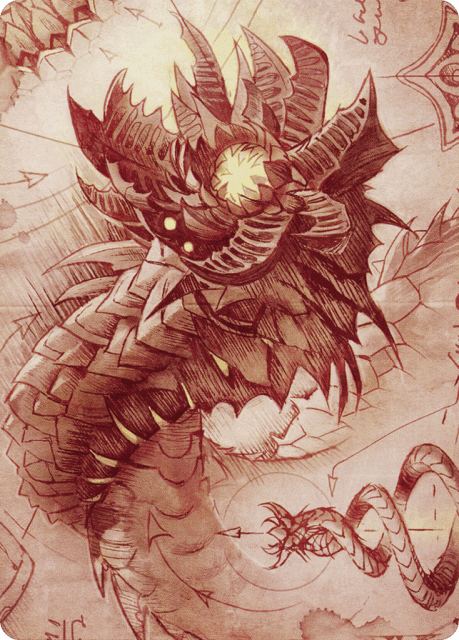 Wurmcoil Engine (81) — The Brothers' War Art Series