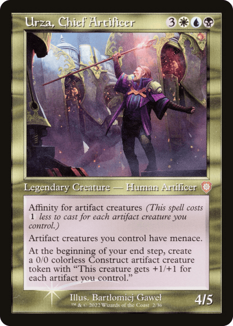 Urza, Chief Artificer (2) — The Brothers' War Commander