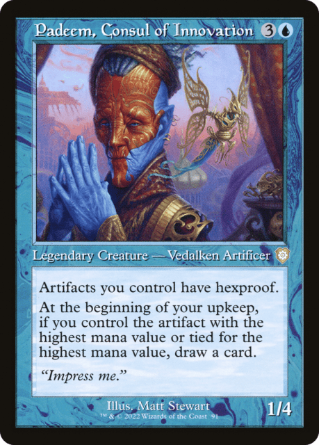 Padeem, Consul of Innovation (91) — The Brothers' War Commander