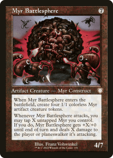 Myr Battlesphere (151) — The Brothers' War Commander