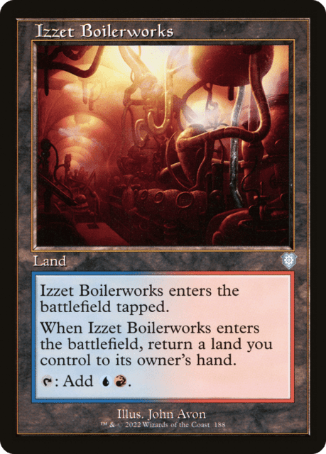 Izzet Boilerworks (188) — The Brothers' War Commander