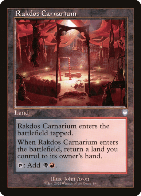 Rakdos Carnarium (194) — The Brothers' War Commander