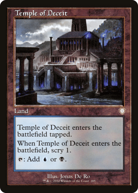 Temple of Deceit (205) — The Brothers' War Commander