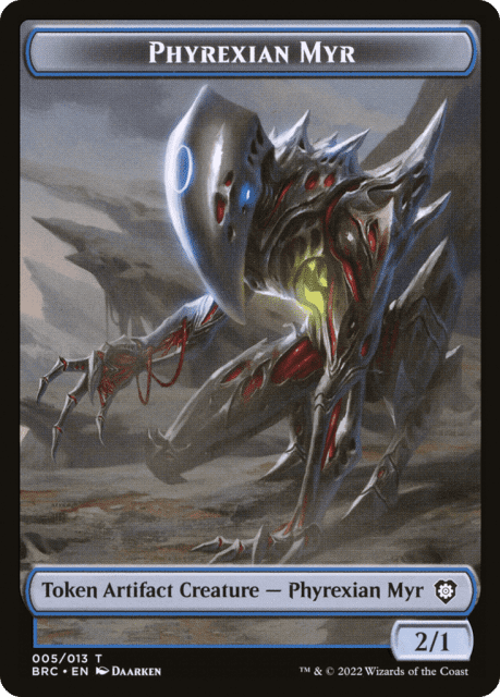 Phyrexian Myr (5) — The Brothers' War Commander
