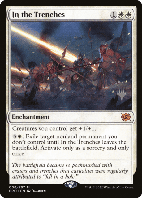 In the Trenches (8) — The Brothers' War Promos