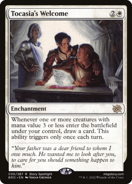 Tocasia's Welcome (30) — The Brothers' War Promos