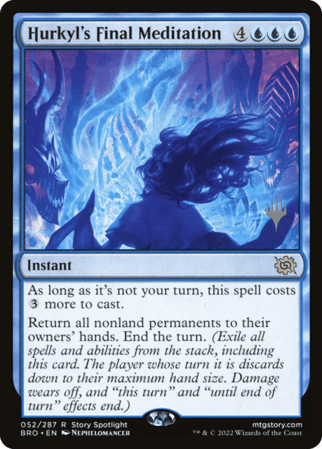 Hurkyl's Final Meditation (52) — The Brothers' War Promos