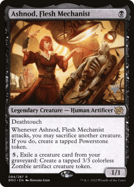Ashnod, Flesh Mechanist (84) — The Brothers' War Promos
