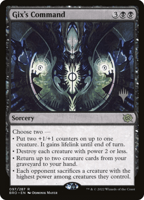 Gix's Command (97) — The Brothers' War Promos