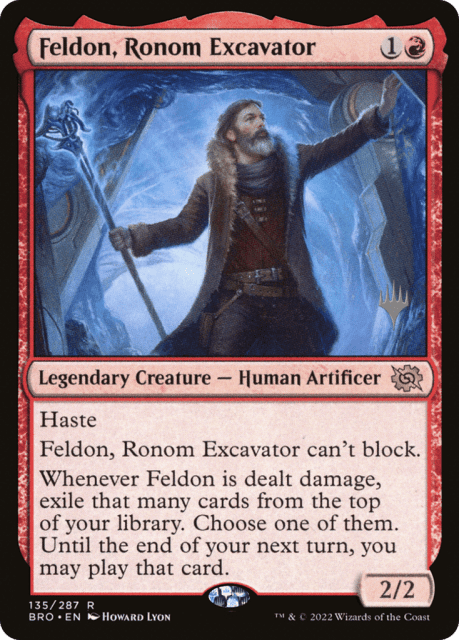 Feldon, Ronom Excavator (135) — The Brothers' War Promos