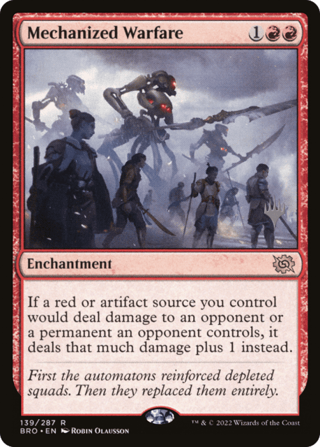 Mechanized Warfare (139) — The Brothers' War Promos