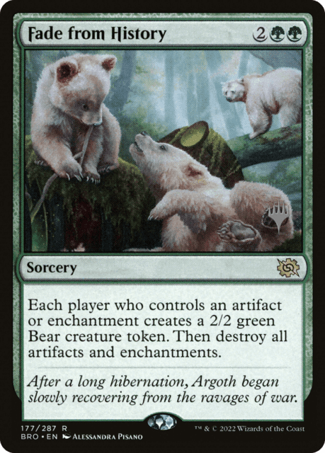Fade from History (177) — The Brothers' War Promos